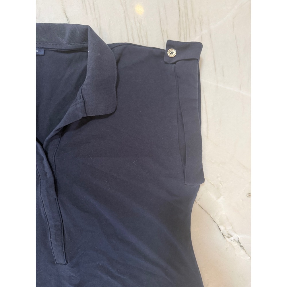 Tommy Hilfiger Womens Navy Blue Polo Mini Dress Shoulder Tabs L (72)